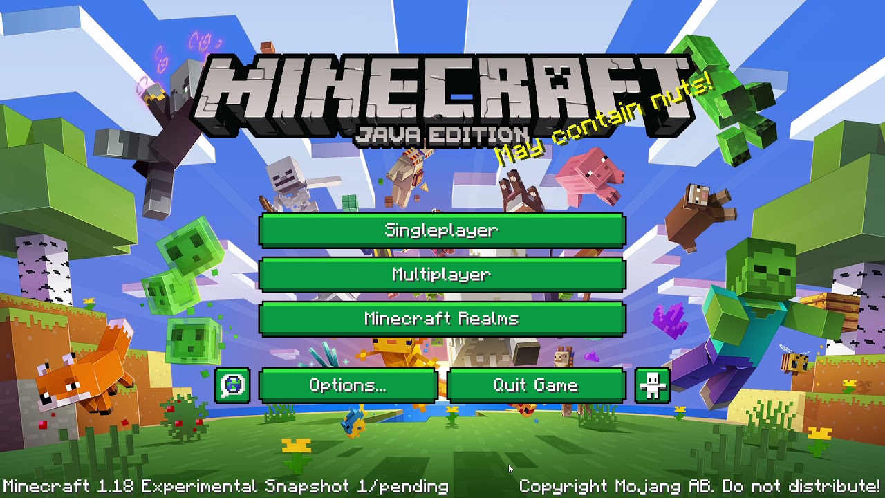 An example how the Minecraft application should look
